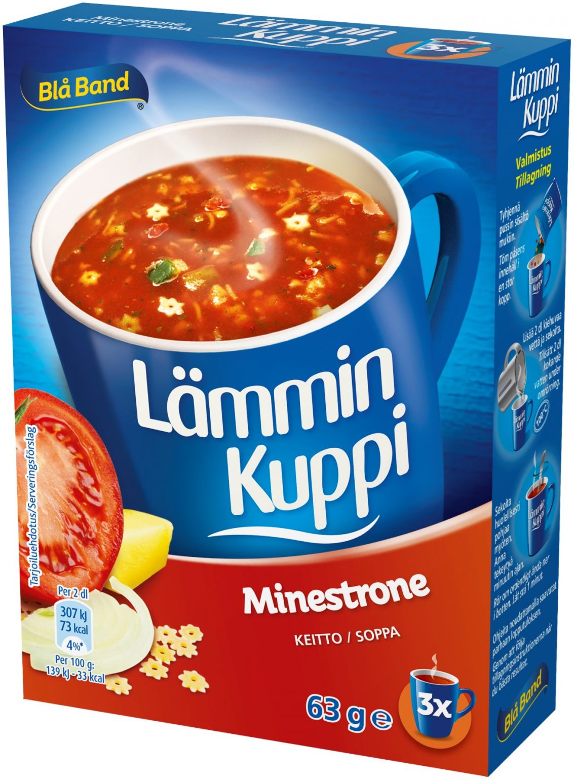 Lämmin Kuppi Minestrone-keitto | Blå Band FI